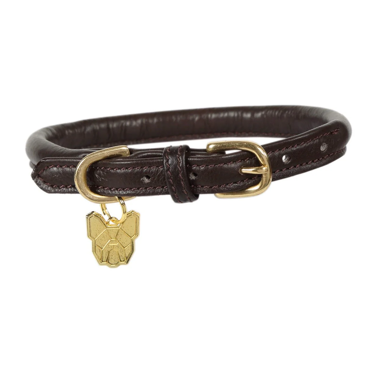 Digby & Fox Rolled Leather Dog Collar - Image 3
