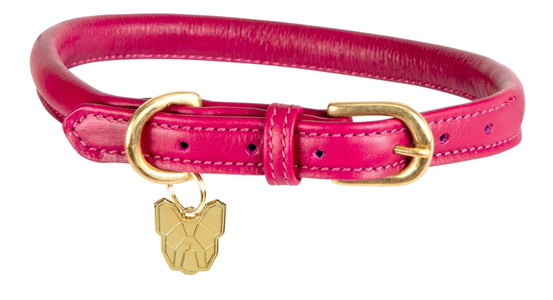 Digby & Fox Rolled Leather Dog Collar - Image 6