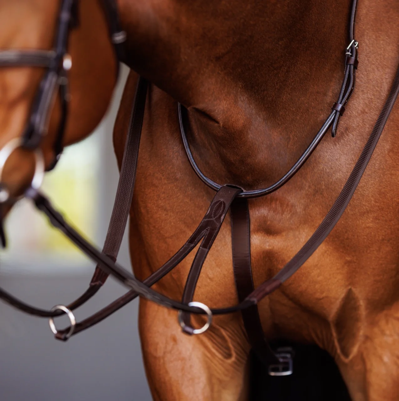 Fancy Raised Rubber Reins - Image 4