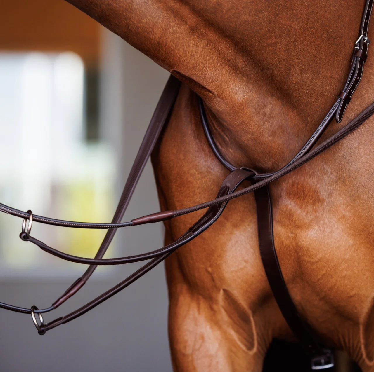 Fancy Raised Rubber Reins - Image 7