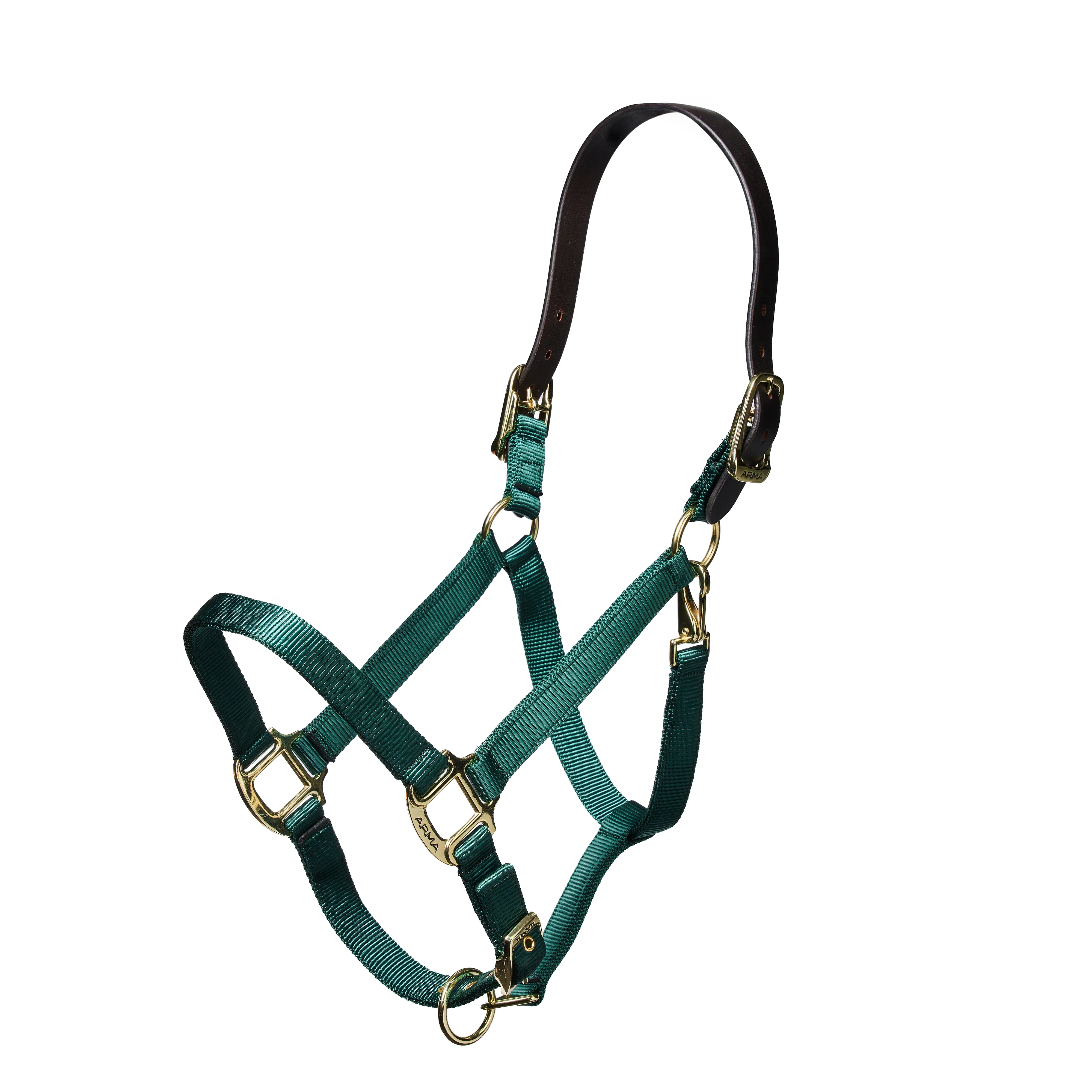 Nylon Halter With Leather Head Strap - Image 6